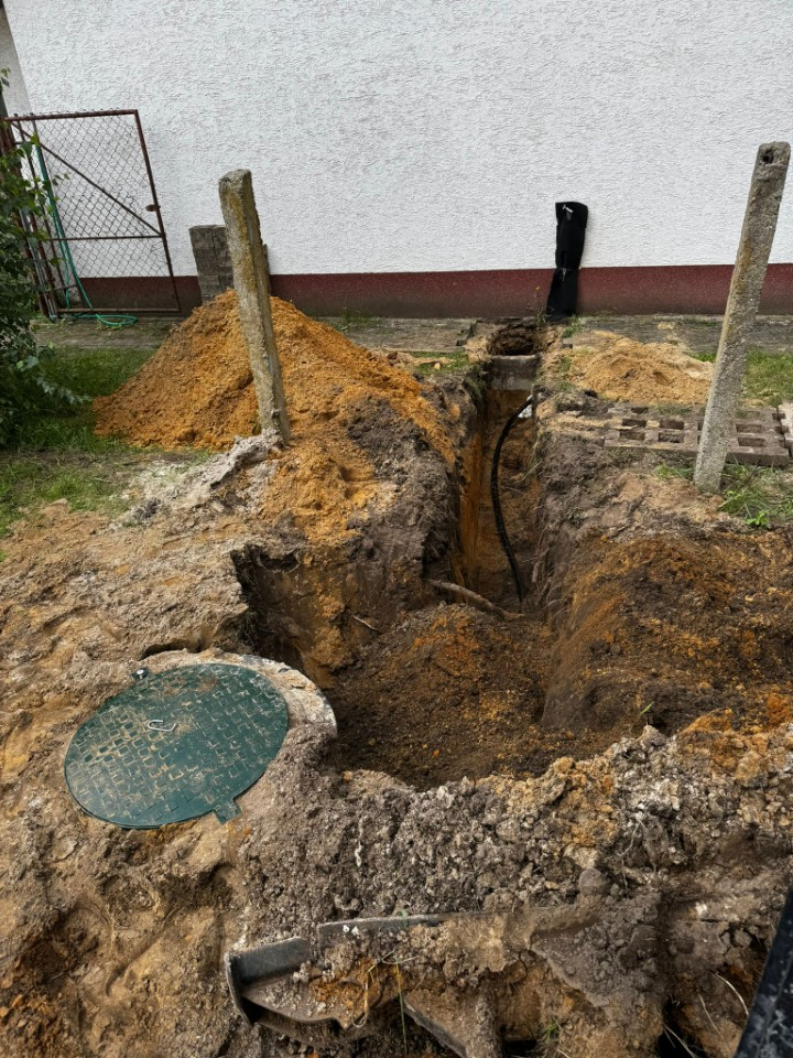 Gartenbrunnen Verschachtung für Rohre