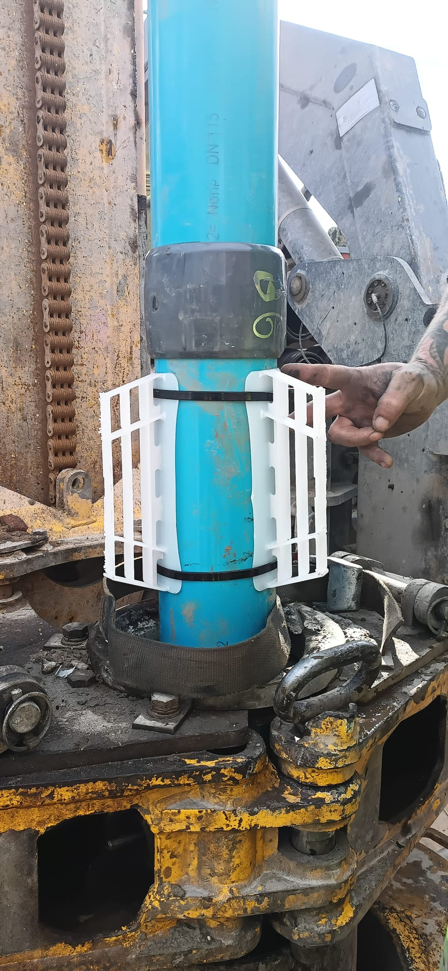 Brunnenbohrung Detailaufnahme